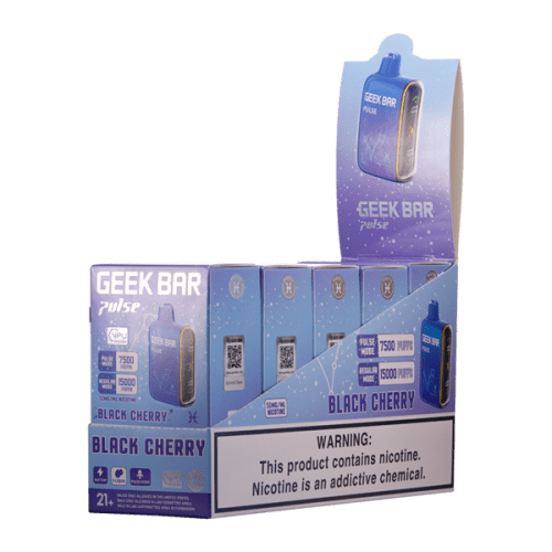 Pisces Black Cherry Geek Bar Pulse 5-Packs