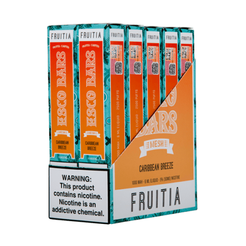 Caribbean Breeze Esco Bar Fruitia Vape Bundle