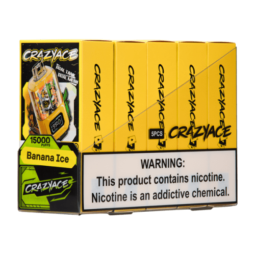 Banana Ice B1500 Crazy Aces Disposables5-Pack