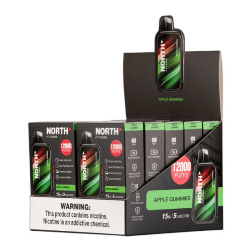 Apple Gummies North FT12000 Vape 10 Pack