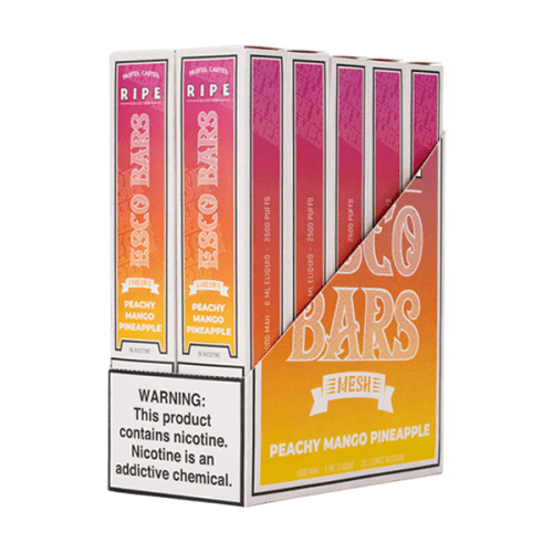 Peachy Mango Pineapple Esco Bars Vape Bundle